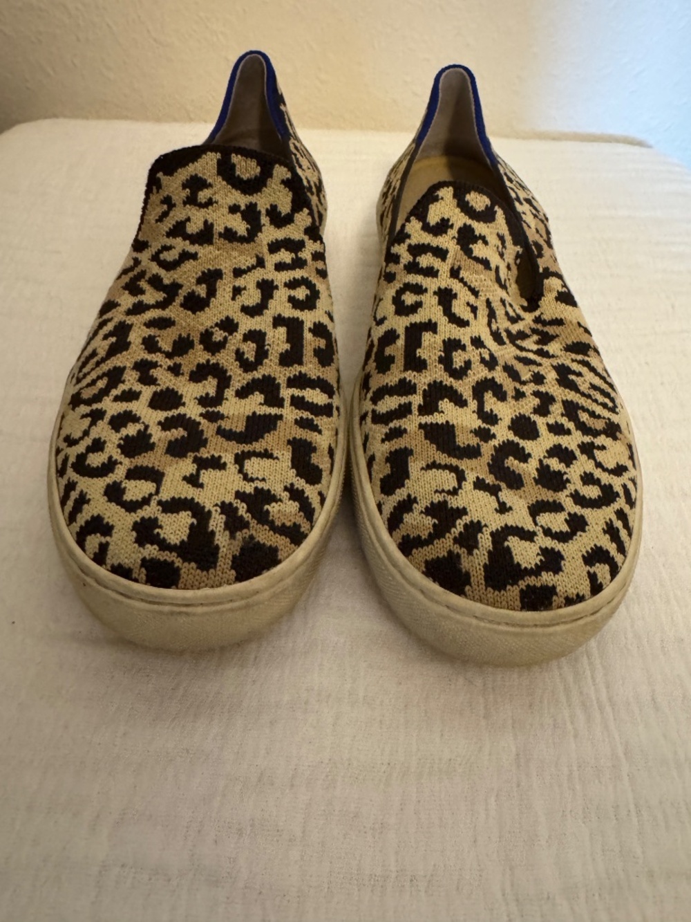 Rothy's The Original Slip On Sneaker Leopard Print Size 8.5 - Picture 3 of 8